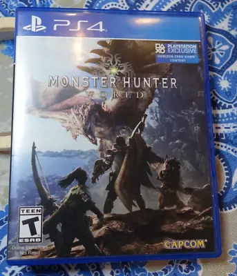 Monster Hunter World For Sony Playstation 4  PS4 • $3.99