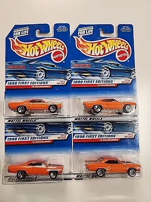 Vintage Hotwheels Lot Of 4 1998 First Edition '70 Roadrunners • $4.99