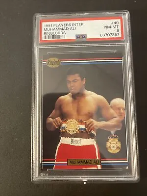 1991 Players International Muhammad Ali Ringlords #40 PSA 8 • $29.99