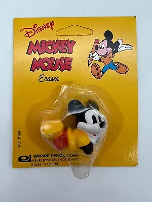 Vintage Mickey Mouse Eraser Disney Empire Pencil Corp. NEW Sealed  • $9.99