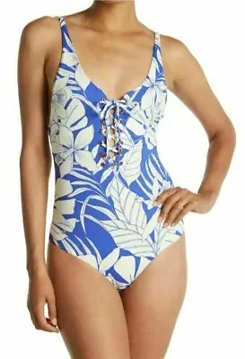 NEW Maaji Lace Up Capsula One Piece Swimsuit Women's Size Small S • $34.50