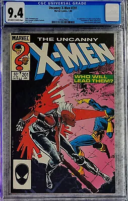 CGC 9.4 Uncanny X-Men #201 - First Cable In Continuity - See Others 2 Save S/H • $39.99