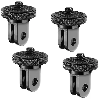 4 Pack 1/4 -20 Aluminum Camera Tripod Mount Conversion Adapter For GoPro DJI Etc • $12.99