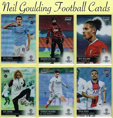 Topps Champions League 2020-21 ☆ STADIUM CLUB CHROME - REFRACTOR ☆ Cards • £1.99