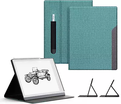 Book Folio Case For Remarkable 2Paper Tablet 10.3 2020Released Pen Pocket Desig • £34.62