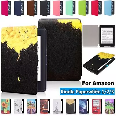 Auto Sleep/Wake Shell Smart Case Cover E-Reader For Kindle Paperwhite 1/2/3 • $15.41