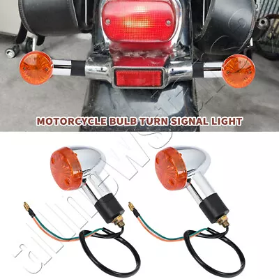 2PCS Turn Amber Turn Signal Light For Suzuki Boulevard C109R C50 S 40 50 83 10mm • $11.35