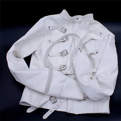 $39.99 • Buy PU Leather Binding Straight Jacket Asylum Body Harness Women Costume Clubwear US