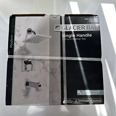 Glacier Bay Modern Single-Handle 1-Spray Tub And Shower Faucet Chrome VALVE INCL • $79.95