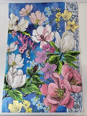 Michel Design Works Large Cotton Magnolia Floral Kitchen Hand Towel 28x20  • $10.50