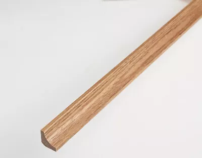 Solid Oak Scotia Beading Trim Moulding 19mm X 19mm For Wood & Laminate Flooring • £5.99