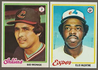 Buy 1 Get 1 Free 1978 Topps Baseball You Pick #1 - #200 Nmmt ** Free Ship ** • $2