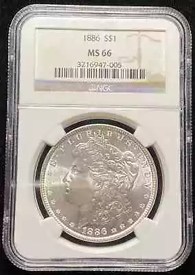 1886 $1 Morgan Dollar NGC MS66 VAM 1A1 Clashed Die. High Grade! Beautiful Coin!! • $650