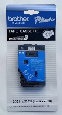 Brother P-Touch® TC Tape Cartridge For P-Touch Labelers 3/8 W B 012502050902 • $14.99