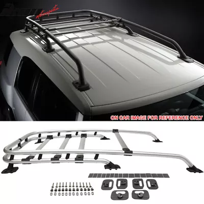 Fits 07-14 Toyota Fj Cruiser OE Factory Chrome Aluminum Roof Rack & Cross Bar • $284.87