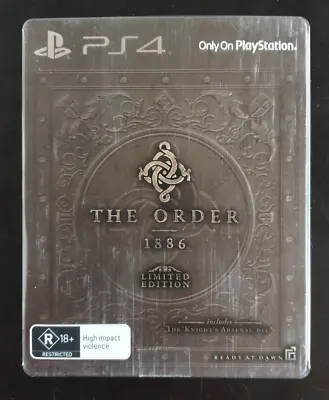 Sony PS4 The Order 1886 Video Game Limited Edition Steelcase AU Version VGC • $34.90