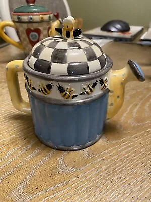 Sakura China Debbie Mumm Bumble Bee Ceramic Teapot • $12