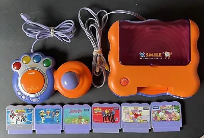 Vtech Vsmile TV Learning System Educational Video Game Console Bundle 6 Games • $49.99