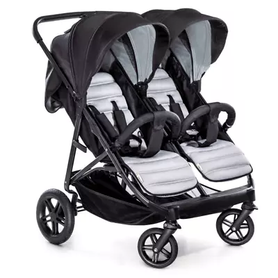 Hauck Rapid 3R Duo Double Pushchair (Silver/Charcoal) • £279.99