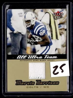 2005 Fleer-Ultra Marvin Harrison Jersey 1 Color Indianapolis Colts #N/A • $18.25