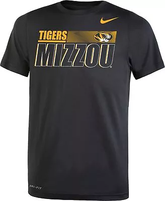 Nike Kids Missouri Tigers Short Sleeve T-Shirt L 14/16 Black B21505P0158MIZZ • $8.39