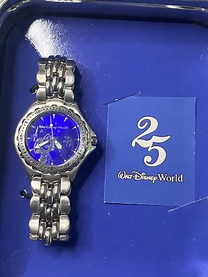 $60 • Buy Fossil Walt Disney 25th Anniversary Limited Edition Mickey Mouse Watch In Tin