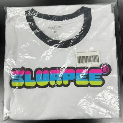 New 2023 Edition 7-ELEVEN Slurpee T-Shirt Size Large 7-11 Shirt Ringer Tee • $19.95