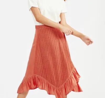 $15 • Buy Tigerlily Size 8 Orange Skirt