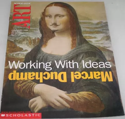 SCHOLASTIC ART MAGAZINE - MARCEL DUCHAMP - February 1999 • $7.95