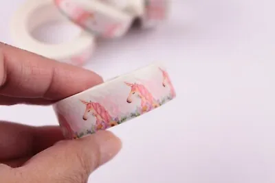 $3.50 • Buy Unicorn Washi Tape, Floral Unicorn Washi Tape, Decorative Washi Tape