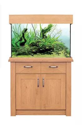 OakStyle Aquarium Fish Tank 145L With Included Oak Cabinet Set - Various Colours • £499.99