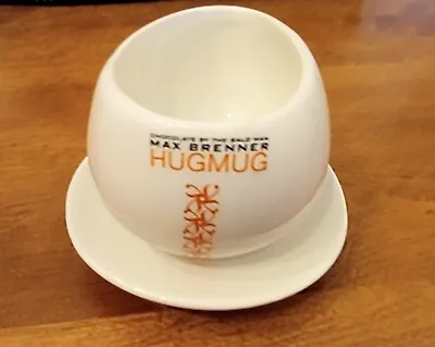 Max Brenner 8 Oz Hot Chocolate Hug Mug & Saucer • $4.99