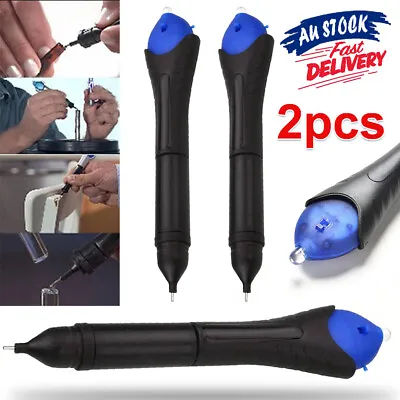 Plastic UV Light 5 Second Repair Tool Glass Liquid Welding Kit Fix Compound Glue • $11.25