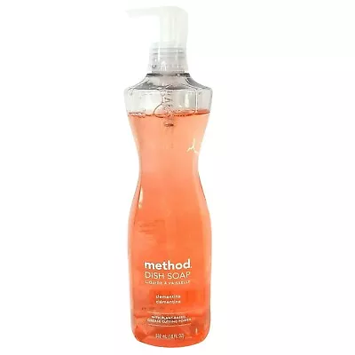 Method Clementine Scent Grease Cutting Dish Soap Clementine 18 Oz Pump Bottle • $16.90