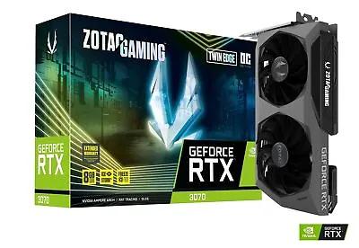 ZOTAC GAMING GeForce RTX 3070 Twin Edge OC LHR 8GB GDDR6 Graphics Card • $269