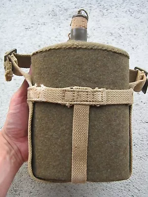 Ww2 British Army Military 1937 Pattern Webbing Wool P37 Water Canteen Flask Vg! • $46.95