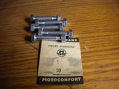 NOS Motoconfort Motobecane Mobylette Moped Bolts And Nuts Qty 5 Part #50 • $8.95
