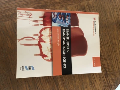 £25 • Buy Oxford Transfusion And Transplantation Science Text Book