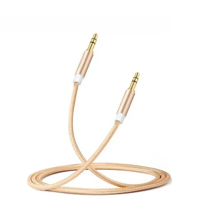 £3.40 • Buy 3.5mm Jack Plug Aux Audio Cable 3M - Lead For To Headphone MP3 IPod PC Car GOLD