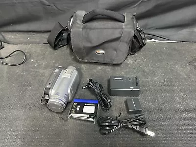 Panasonic Camcorder PV-GS83 Mini DV Tape Digital Silver 2.7 LCD 32X Optical Zoom • $35