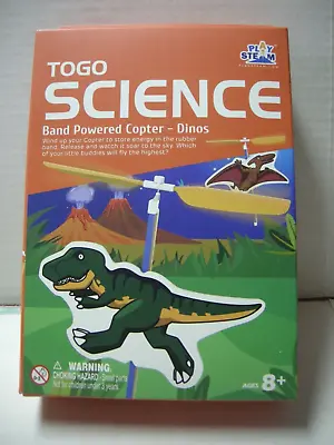 Play Steam To Go Science Band Powered Dino Copter Ages 8+ Brand New • $11.99