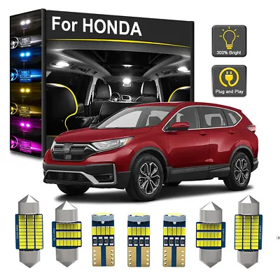 LED Interior Light For Honda CRV CR-V Civic Odyssey Accord HRV Pilot Ridgeline • $9.68