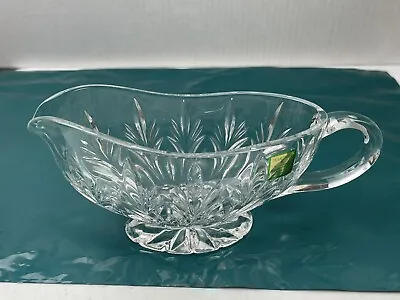 Marquis By Waterford Crystal Sauce/Gravy Boat NEW-No Box DISCONTINUED • $79