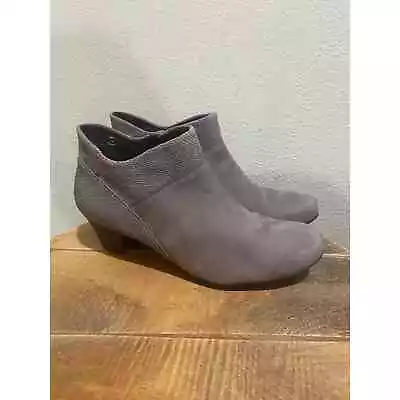 Mephisto Gray Low Heel Boots Size 11 • $45