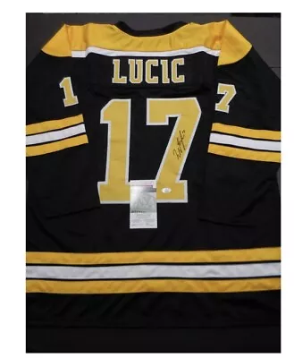 Milan Lucic Boston Bruins Autographed Signed White Style Jersey XL Coa=JSA • $89.99