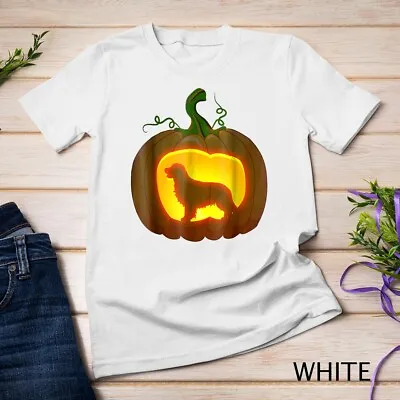 Golden Retriever Pumpkin Halloween Shirt Unisex T-shirt • $16.99