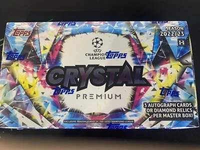 2022-23 Topps Crystal Premium Uefa Champions League Sealed Box *1 💎 • $473.10