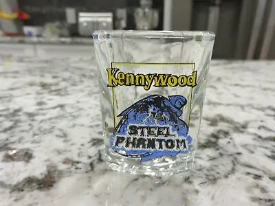 $37.99 • Buy VTG Kennywood Park Pittsburgh Steel Phantom Roller Coaster Shot Glass VERY RARE
