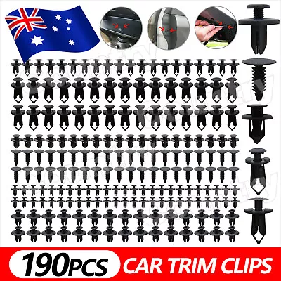 Car Trim Body Clips Kit Rivets Retainer Auto Panel Bumper Plastic Fastener NEW • $9.85