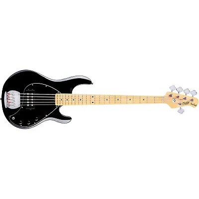 Sterling By Music Man StingRay Ray5 5-String Bass Maple Neck & Fretboard Black • $399.99